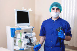 Colonoscopy Without Sedation Gastroenterologist Examination